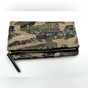 Stella & Dot: Margeaux Clutch - Camo sequins